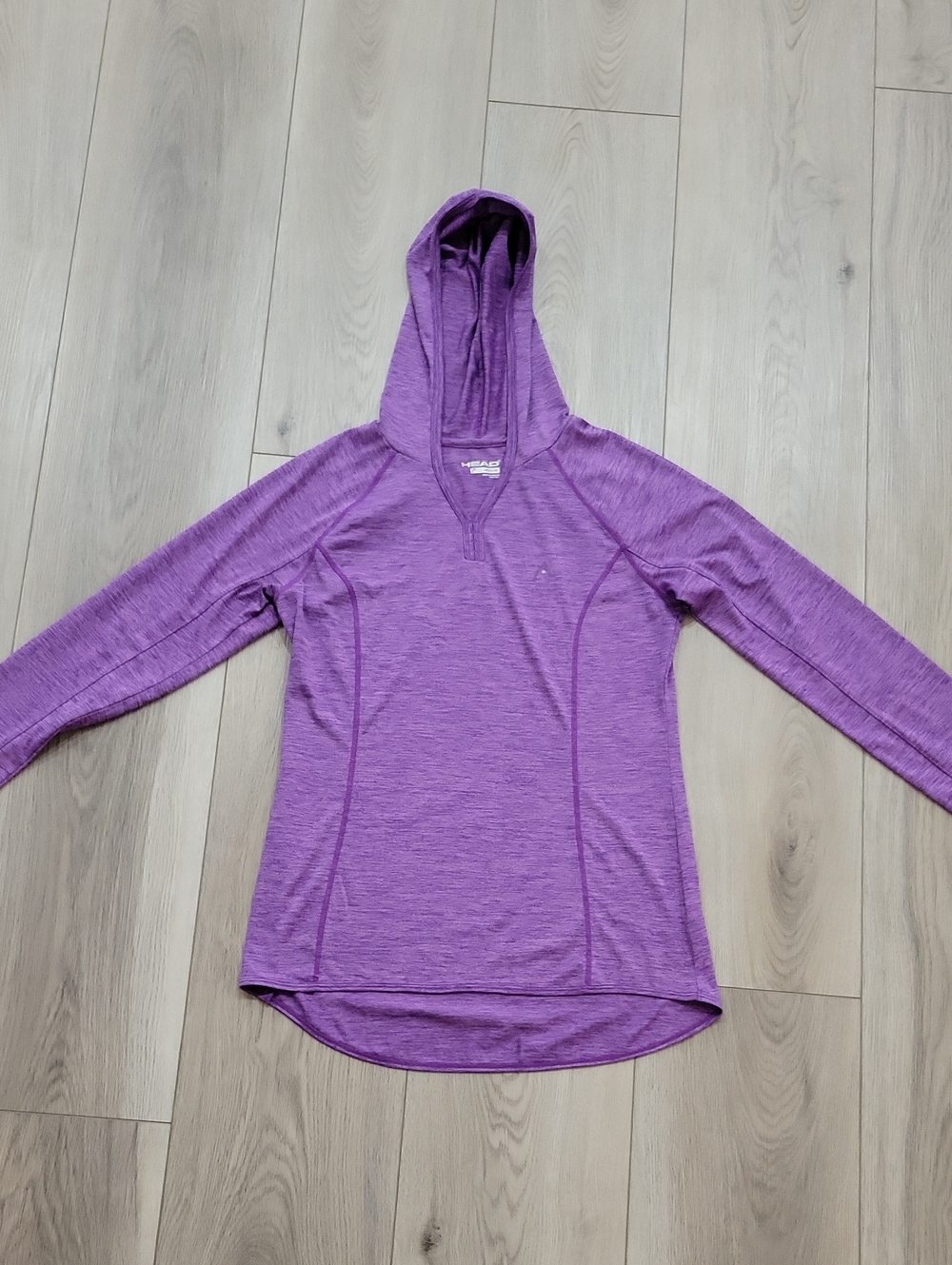 Head Women's Purple Hooded Long-Sleeve Top
